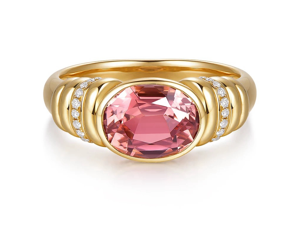 Pink Tourmaline Ring